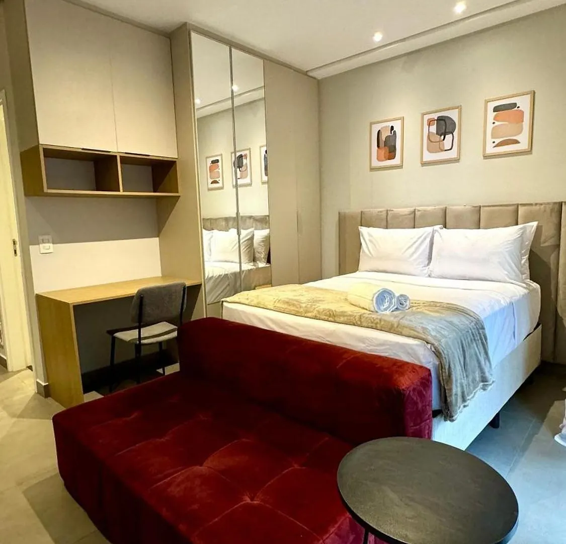 Studio Moderno E Funcional Vn Capote Valente Sao Paulo Apartment